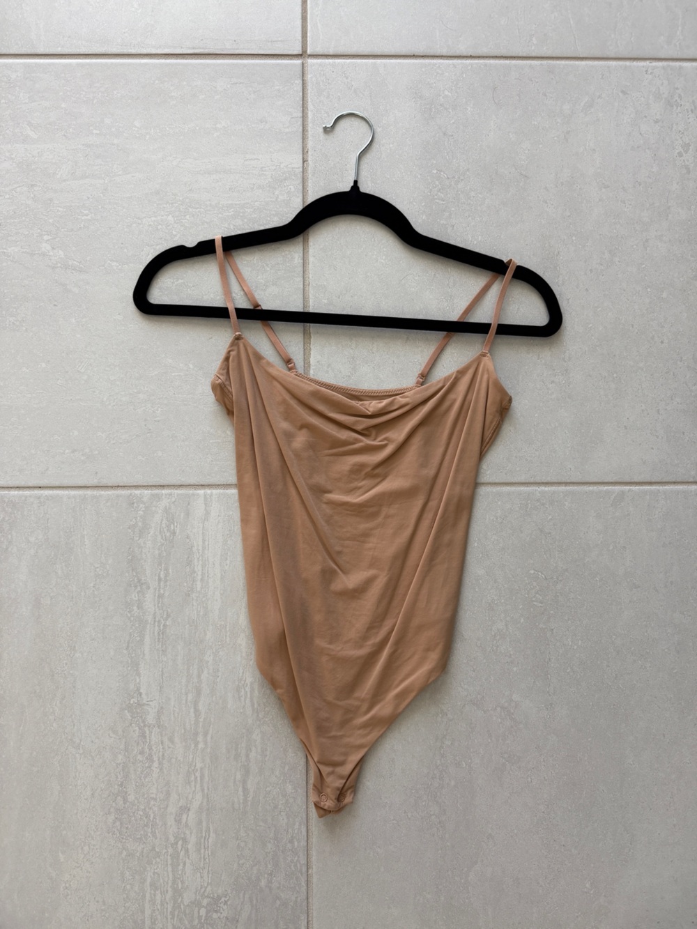 NWOT SKIMS Cami Thong Bodysuit in Ochre
